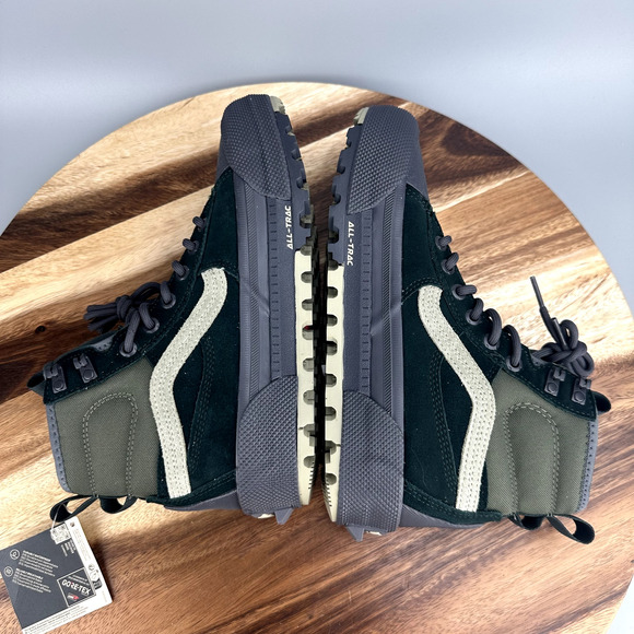 Vans Sk8-Hi MTE-3 GORE-TEX Men's 5.5 / Women's Size 7 Waterproof Green Shoes - Picture 4 of 7